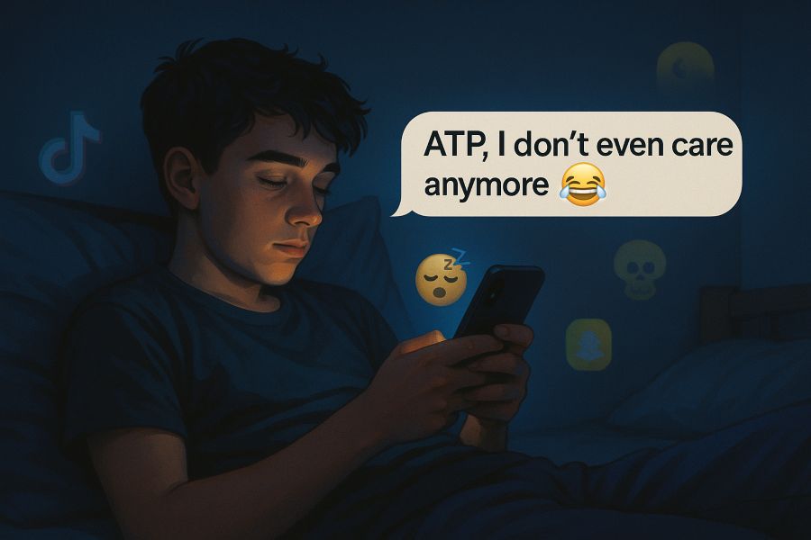ATP in Texting Slang “At This Point”