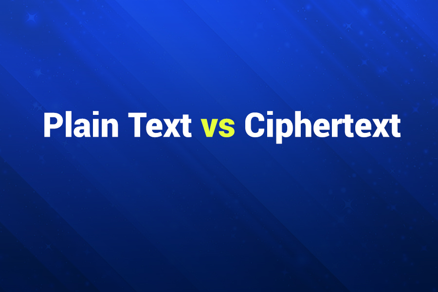 plain text vs ciphertext