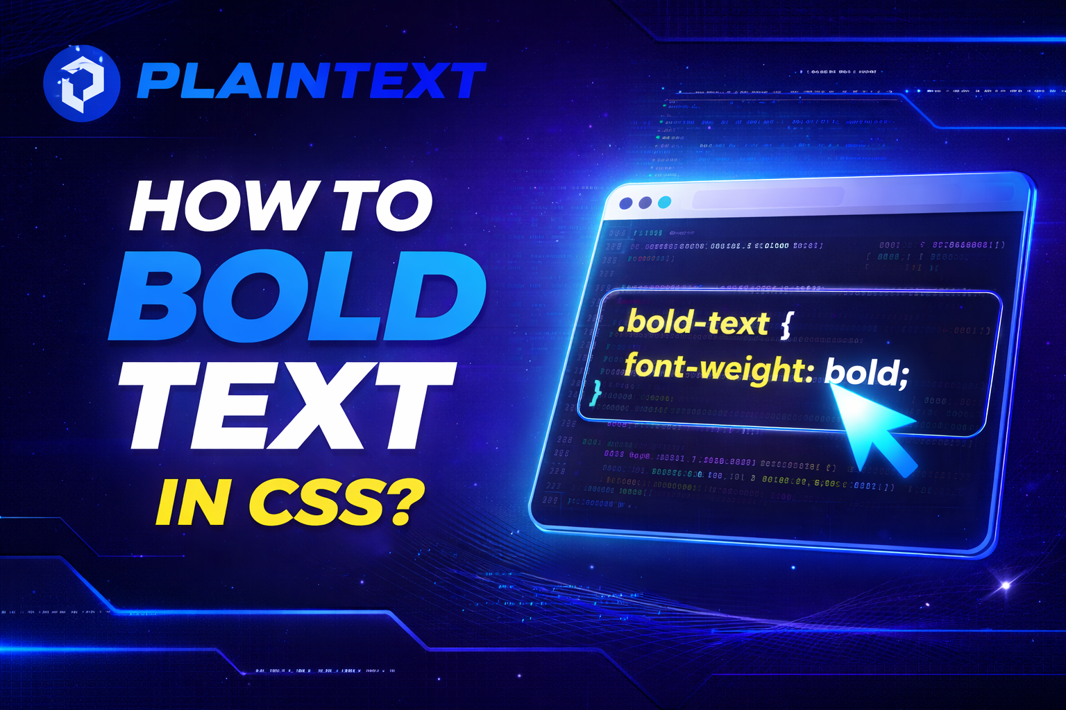 how to bold text in css