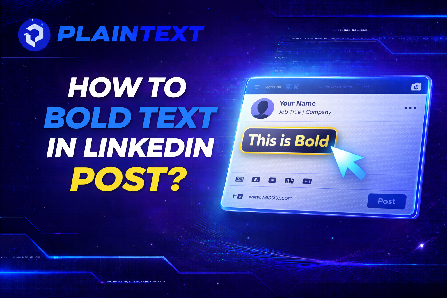 how to bold text in linkedin post