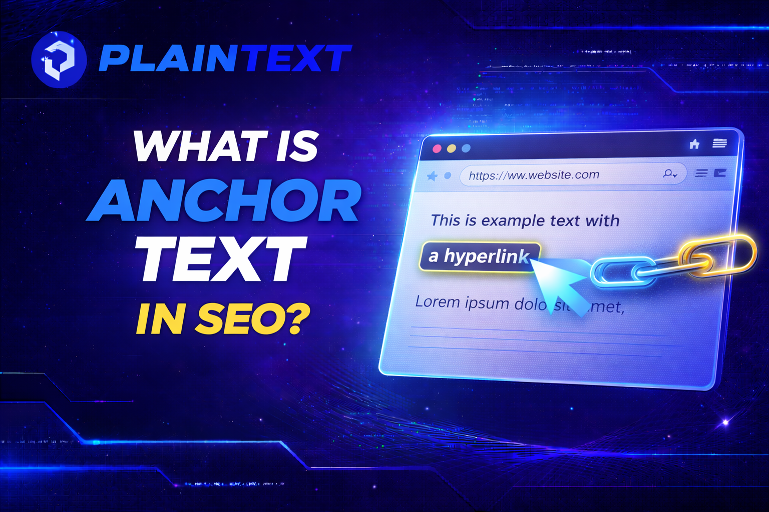 what is anchor text in seo
