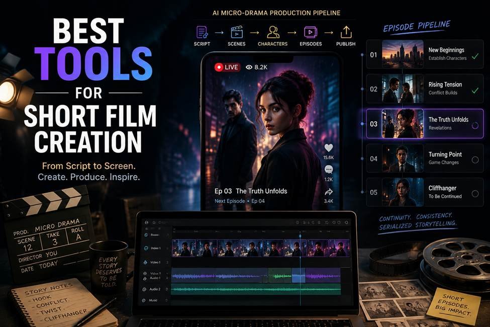 Best AI Tools for Short Film Creation 