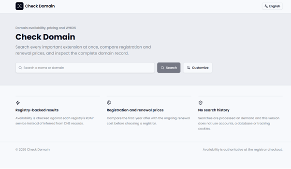 How to Find a Domain Name That's Actually Available and Brandable The internet holds over 1.9 billion websites. If you are trying to start a new business, blog, or project today, you face an immediate reality: nearly every good dictionary word in the .com space is already taken, parked, or inflated in price by a speculator. Finding a domain name in 2024 is no longer just about checking availability; it is an exercise in creative strategy, linguistic availability, and technical due diligence. You need a name that represents your brand, remains memorable, and—most importantly—can actually be registered without spending thousands of dollars on the secondary market. This comprehensive guide walks you through the modern logic of domain selection and shows you how to effectively Check Domain availability using today's best tools. Part 1: The Philosophy of the Modern Domain Name Before you open a registrar website and type in your brilliant idea, you need a strategy. The days of "Pets.com" represent a bygone era. Today, a domain name must serve multiple masters: SEO, branding, and user trust. 1. The Shift from Descriptive to Brandable A decade ago, exact-match domains (EMD) like bestcheaptoasters.com were gold for SEO. Google has largely neutralized the power of exact-match keywords in domains. Today, you should aim for a brandable name. Descriptive: houstonplumbing.com (Functional, but boring and hard to scale outside Houston). Brandable: ruttl.com (Unique, short, memorable, and can grow into any service). Brandable names are usually nonsense words, portmanteaus (combining two words), or foreign language terms. Because they aren't dictionary words, they are significantly easier to register. 2. The Sound and The Fury (Short is Still King) According to data from various domain registrars, the average length of a registered domain is around 12 characters. However, the most valuable brands—think Amazon, Google, Uber, Lyft—operate on five letters or fewer. A short domain is: Easier to type on mobile. More memorable for radio or podcast ads. Better for social media handles. If your ideal name is taken, try adding short prefixes (my, go, the) or suffixes (ly, fy, io). 3. The TLD (Top-Level Domain) Landscape While .com remains the gold standard for trust and authority, it is largely exhausted. Fortunately, the internet has evolved past .com, .net, and .org. The introduction of hundreds of new generic TLDs (gTLDs) has opened up massive availability. Tech/AI: .ai, .io, .dev, .tech Creative: .studio, .design, .agency, .media Local/General: .co, .world, .global Unique Perspective: Using a non-.com domain is no longer a handicap for tech companies. For example, framer.com moved to framer.com eventually, but framer.design served them perfectly well during their high-growth phase. It signals that you are modern and digitally native. Part 2: The Toolkit — How to Efficiently Check Domain Availability Once you have a list of 10-15 potential brandable names, you need to verify if they are free. This is where most people fail. They go to a massive registrar, type in a name, get told it's taken, and see a list of terrible alternatives (like .biz or hyphenated versions). You need a professional workflow to find available domain name options. Here is the three-step modern approach. Step 1: The Deep Synthesis Tools (Beyond the Registrar) Don't start with a registrar search bar. Start with a tool designed to generate and cross-reference available names. Recommended Tools: Domainr: Domainr excels at exploring the entire namespace, not just .com. It looks for short, interesting combinations and immediately shows you what is available in real-time. It’s fast and minimizes keystrokes. Namelix: If you are stuck on naming, Namelix is an AI-powered generator. You input keywords ("coffee, subscription"), and it generates short, brandable business names, checking availability as it goes. Case Study: The Slack Story[Text Wrapping Break]When Stewart Butterfield’s team was looking for a name for their internal communication tool, they needed something short, positive, and available. They eventually settled on "Slack," which was short for "Searchable Log of All Conversation and Knowledge." It was brandable, unrelated to the product's literal function, and crucially, available. Step 2: Using a Bulk WHOIS Lookup to Verify True Availability Sometimes a domain will show as "taken" on a basic search, but it is just "parked" with no active website. The owner might be willing to sell it for a reasonable price, or it might be approaching its expiration date. To do this effectively, you need a bulk Check Domain tool. If you have a list of 50 generated names, put them into a tool like DomDetailer or NameBio's bulk checker. These tools query WHOIS records to show you not just if it's registered, but: When the domain expires. If it has existing backlinks (important for SEO). Whether it is listed for sale on marketplaces like Sedo or GoDaddy Auctions. Unique Insight: If a name you love expires in 30 days, it might not be available today, but you can set a calendar reminder to try and register it the second it drops into the public domain. Step 3: Technical and Legal Due Diligence You found a name. It ends in .io, it's short, and it’s available. Stop. Before you register it, you must perform due diligence. Trademark Search: Just because the domain is free does not mean you can use it as a trademark. Run a search through the USPTO (or your local equivalent) database to ensure you aren't infringing on an existing brand in your specific industry class. Social Media Handle Check: A unified brand presence is vital. Use a tool like Namechk to see if the username is available across Instagram, X (Twitter), TikTok, and LinkedIn. The "Spoken Word" Test: Say your domain out loud to three different people. Ask them to spell it without seeing it written down. If they struggle, your domain is too complicated. For example, flickr.com is brilliant for a brand, but a nightmare for first-time listeners. Final Conclusion Finding an available, brandable domain name in 2024 requires creativity and patience. You must move beyond the limitation of trying to secure a generic .com dictionary word. By adopting the philosophy of brandable names, utilizing modern AI-driven synthesis tools, and performing deep WHOIS availability checks, you can secure a digital identity that is unique, memorable, and legally safe for your venture. The perfect name is out there; you just have to use the right tools to find it.